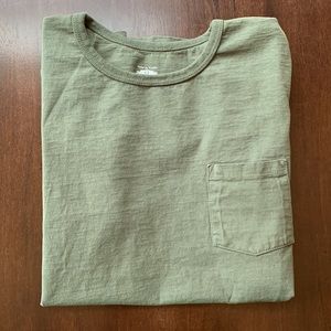 Schott Made in the USA T-Shirt Olive Army Green